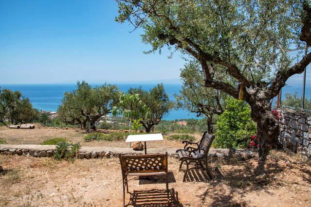 Sea And Mountain View Villa Kalamata Exterior photo